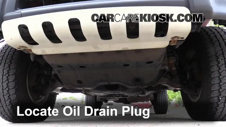 2002 Toyota 4Runner SR5 3.4L V6 Oil Change Oil and Oil Filter